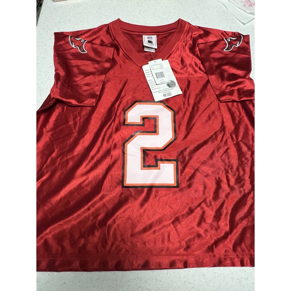 NWT NFL Chris Simms Tampa Bay Buccaneers Women Jersey Red Size XL